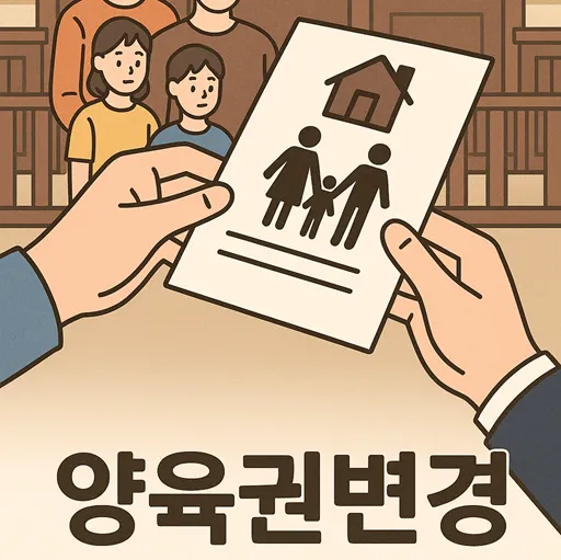 포항상간녀소송변호사, 양육권변경